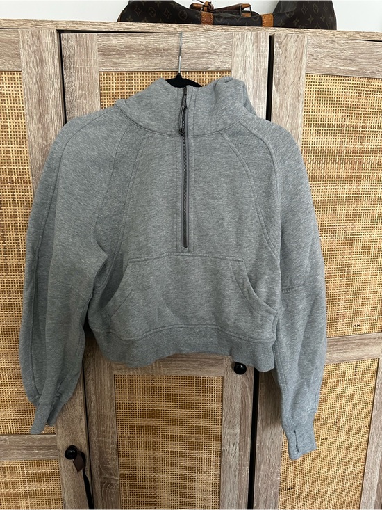 lululemon athletica Tops - lululemon athletica Gray Quarter-Zip Pullover Sweatshirt